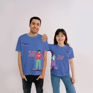 Couple T-Shirt NLC – Blue Faith Edition (Adults)